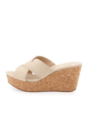 Splendid "Goleta" Cork Platform Sandals, Sz 7.5